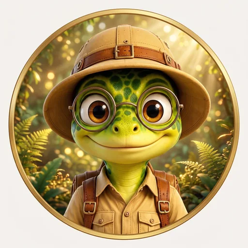 Curileta con mochila y sombrero de exploradora